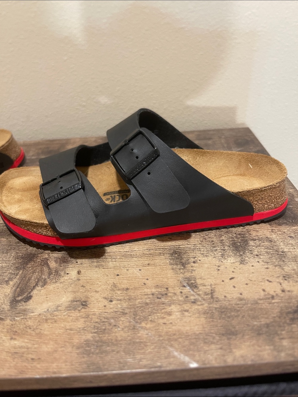 Birkenstock Black Double-Strap Kids Sandals with Matter Black Buckles